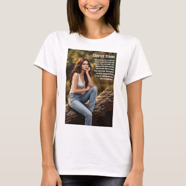Ländlich Starkes T-Shirt (Vorderseite)
