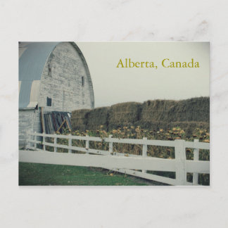 Ländliche Alberta-Ansichtskarte Postkarte