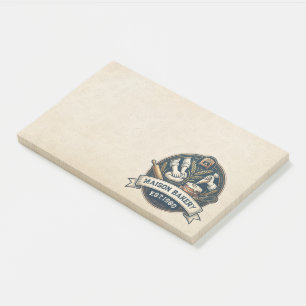 Ländliche Bäckerei Konditorei Süßigkeiten Torte Sh Post-it Klebezettel