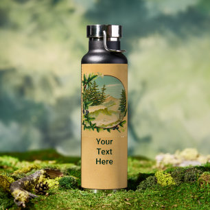 Ländliche Bergszene Trinkflasche
