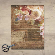 Ländliche Farmhaus-Rustikal-Barn-Decoupage