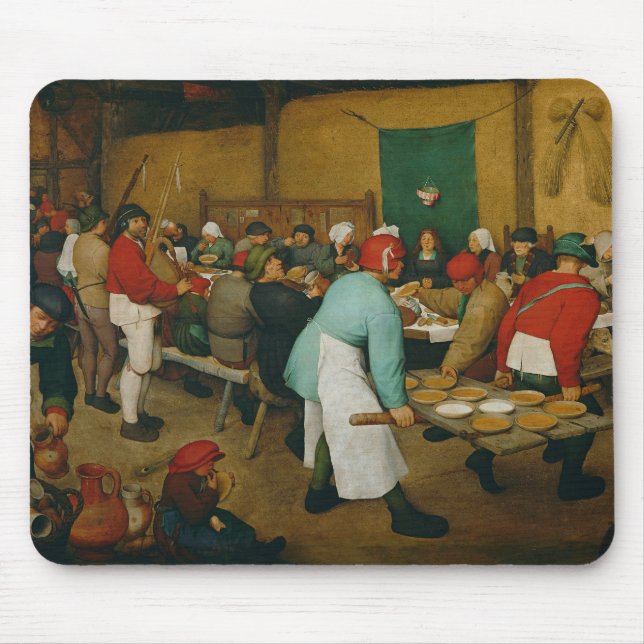 Ländliche Hochzeit, 1568 Mousepad (Vorne)