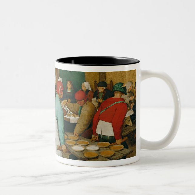 Ländliche Hochzeit, 1568 Zweifarbige Tasse (Rechts)