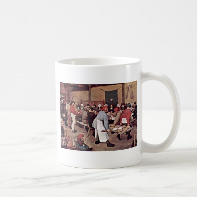 Ländliche Hochzeit durch Bruegel D. Ä. Pieter Kaffeetasse (Rechts)
