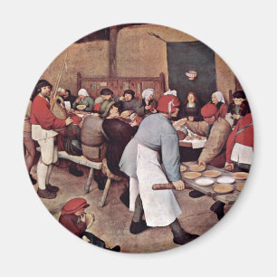 Ländliche Hochzeit durch Bruegel D. Ä. Pieter Magnet