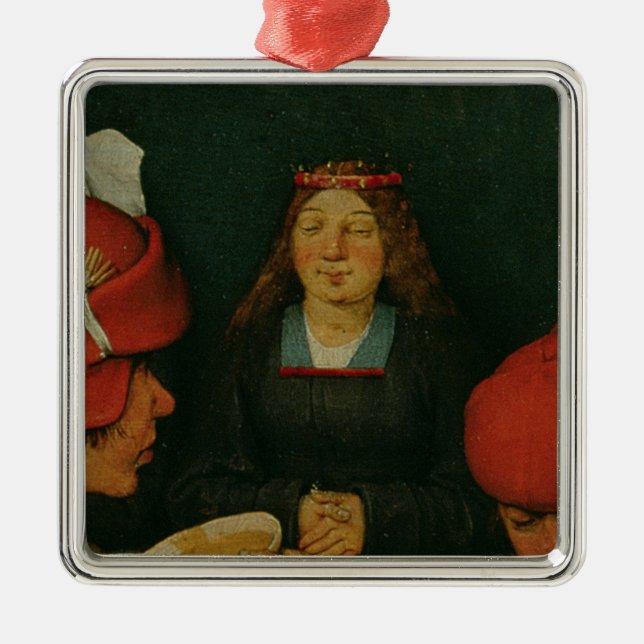 Ländliche Hochzeit Ornament Aus Metall (Vorne)