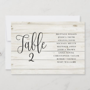 Ländliche Hochzeit Sitzplan. Landschaft Holzscheun Einladung