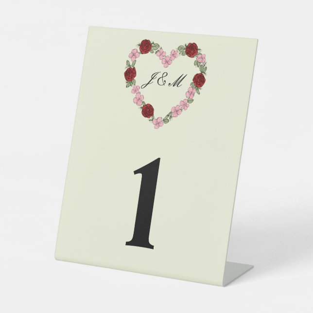 ländliche Hochzeit Sockelschild (Vorderseite)