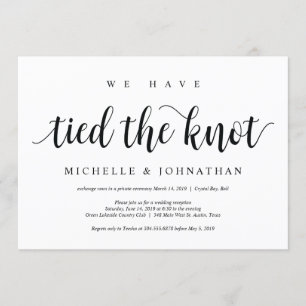Ländliche Hochzeitsempfangs-Einladungskarte Einladung