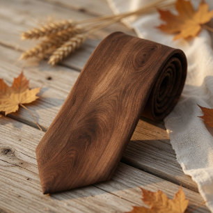 Ländliche Holzmaserung Krawatte