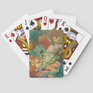 Ländliche Küchenkunst Vintage-Frucht-Blumen-Druck Spielkarten