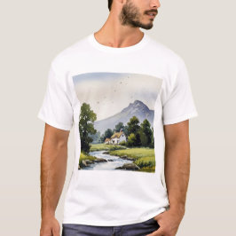 Ländliche Landschaft T-Shirt