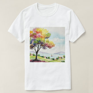 Ländliche Landschaft T-Shirt