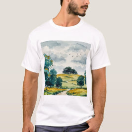Ländliche Landschaft T-Shirt