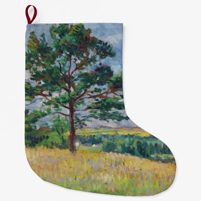 Ländliche Landschaft um Méréville, Frankreich (Art Großer Weihnachtsstrumpf (Vorderseite)