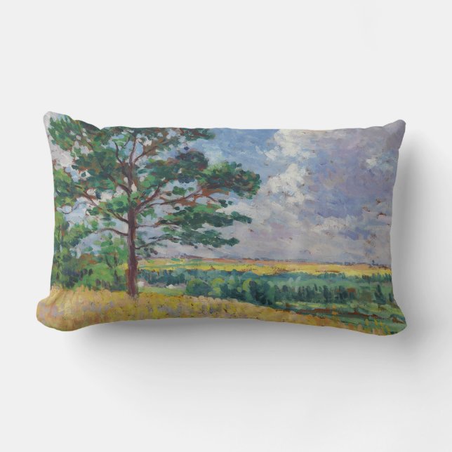 Ländliche Landschaft um Méréville, Frankreich (Art Lendenkissen (Vorderseite)