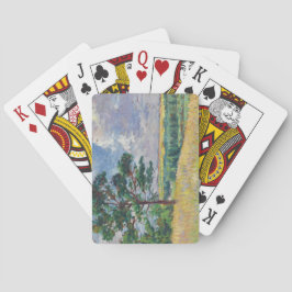 Ländliche Landschaft um Méréville, Frankreich (Art Spielkarten