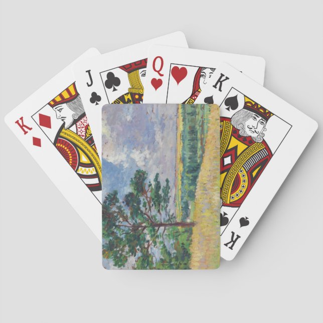 Ländliche Landschaft um Méréville, Frankreich (Art Spielkarten (Rückseite)