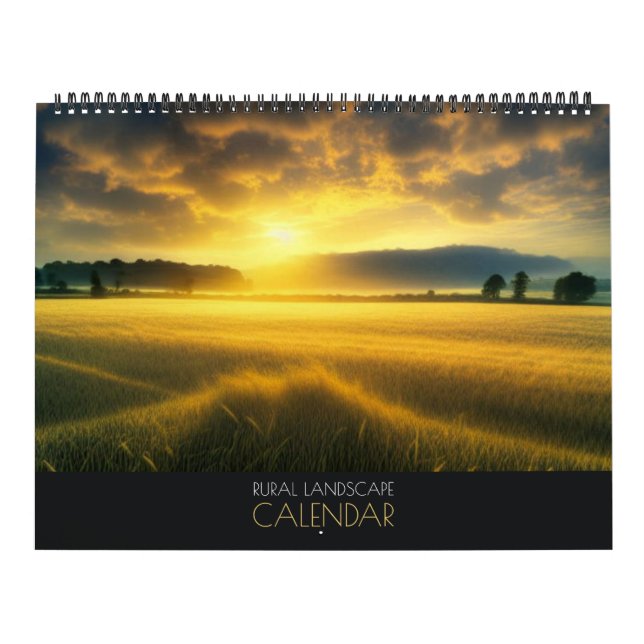 Ländliche Landschaftskalender Kalender (Titelbild)