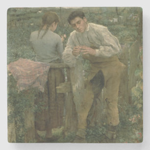 Ländliche Liebe, 1882 Steinuntersetzer