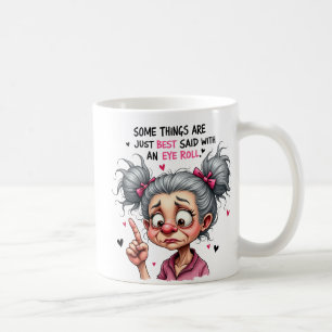 Ländliche niedliche Großmutter Kaffeetasse
