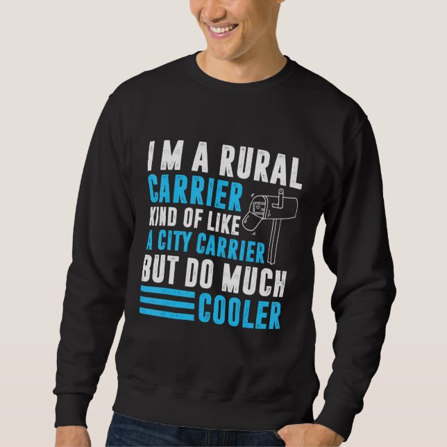 Ländliche Postbeförderungsausrüstung für Postarbei Sweatshirt (Vorderseite)