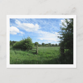 Ländliche Sicht (Mai) Postkarte