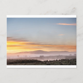 Ländliche Sonnenaufgang Postkarte