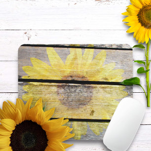 Ländliche Sonnenblume Mousepad