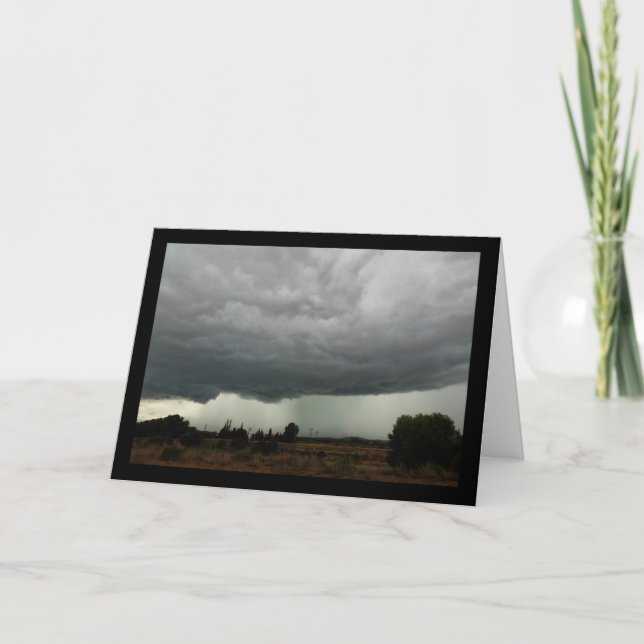 Ländliche Sturmwolke Karte (Vorderseite)