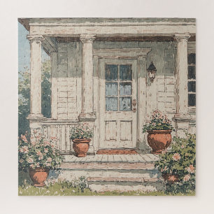 Ländliche Veranda Puzzle