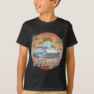 Ländliche Vintage-Autosommerferien T-Shirt