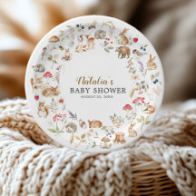 Ländliche Waldtiere Woodland-Baby-Party