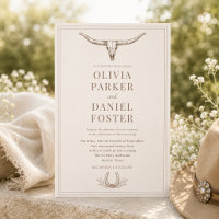 Ländliche Western-Hufeisen-Hochzeit