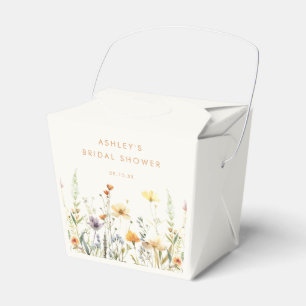 Ländliche Wildblumen-Brautparty Geschenkschachtel