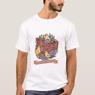 Ländliche Wurzeln, Hühnerstiefel Huhn  T-Shirt