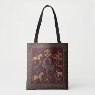 Ländliche zentralasiatische Erblasttasche