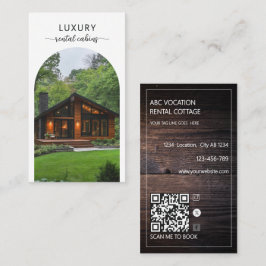 Ländlicher Bogen QR Code Ferienvermietung Gästehau Visitenkarte