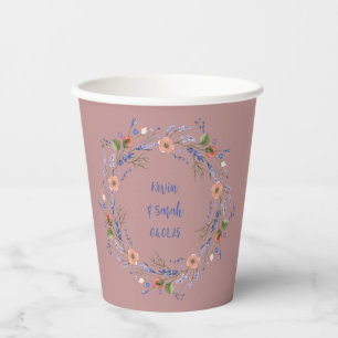 Ländlicher Charme Vintage-Inspirierte Zeitlose Ver Pappbecher
