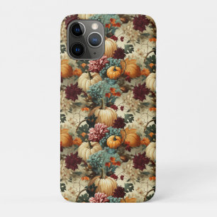 Ländlicher Farmhouse-Kürbis Orange Blumen Vintage Case-Mate iPhone Hülle