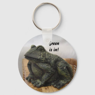 Ländlicher Grünfrosch Schlüsselanhänger