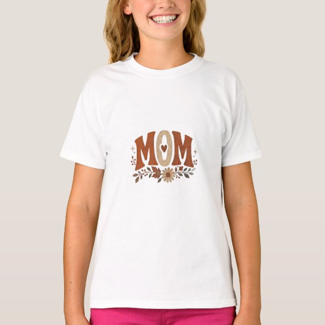 Ländlicher Herbst-Mutter-Blumen-Herbstliebe T-Shirt (Vorderseite)