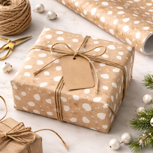 Ländlicher Hirschdruck, Wald Forst Geschenkpapier (Von Creator hochgeladen)