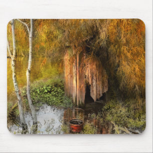 Ländlicher Raum - Outhouse - Wassergefahr 1938 Mousepad