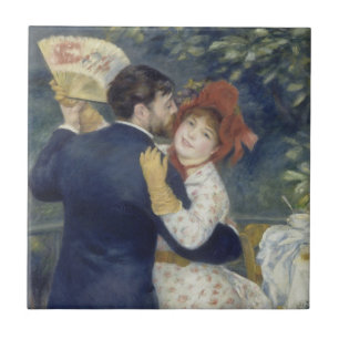 Ländlicher Tanz von Pierre Renoir, Vintage Fine Ar Fliese