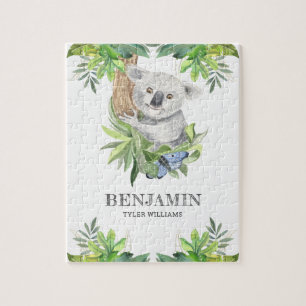 Ländlicher Wald Süßer Kleiner Koala-Bär Kinder Nam Puzzle