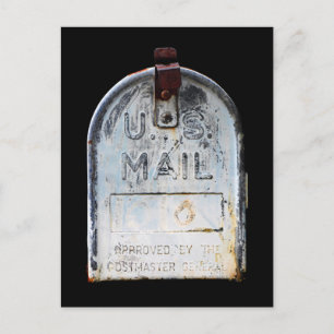 Ländliches Briefkastenporträt Postkarte