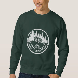 Ländliches Cottage-Cabin-Bauernhaus Benutzerdefi Sweatshirt