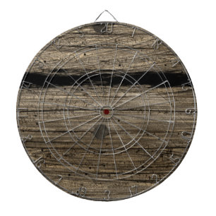 Ländliches Holzbrett-Dartboard Dartscheibe