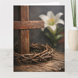 Ländliches Kreuz & Lilie Karte